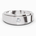 0.11 Carat Titan Engagement Ring | 14K White Gold