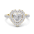 1.54 Carat Solitaire Lab Grown Diamond Ring In 14K Gold