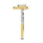 1.54 Carat Solitaire Lab Grown Diamond Ring In 14K Gold