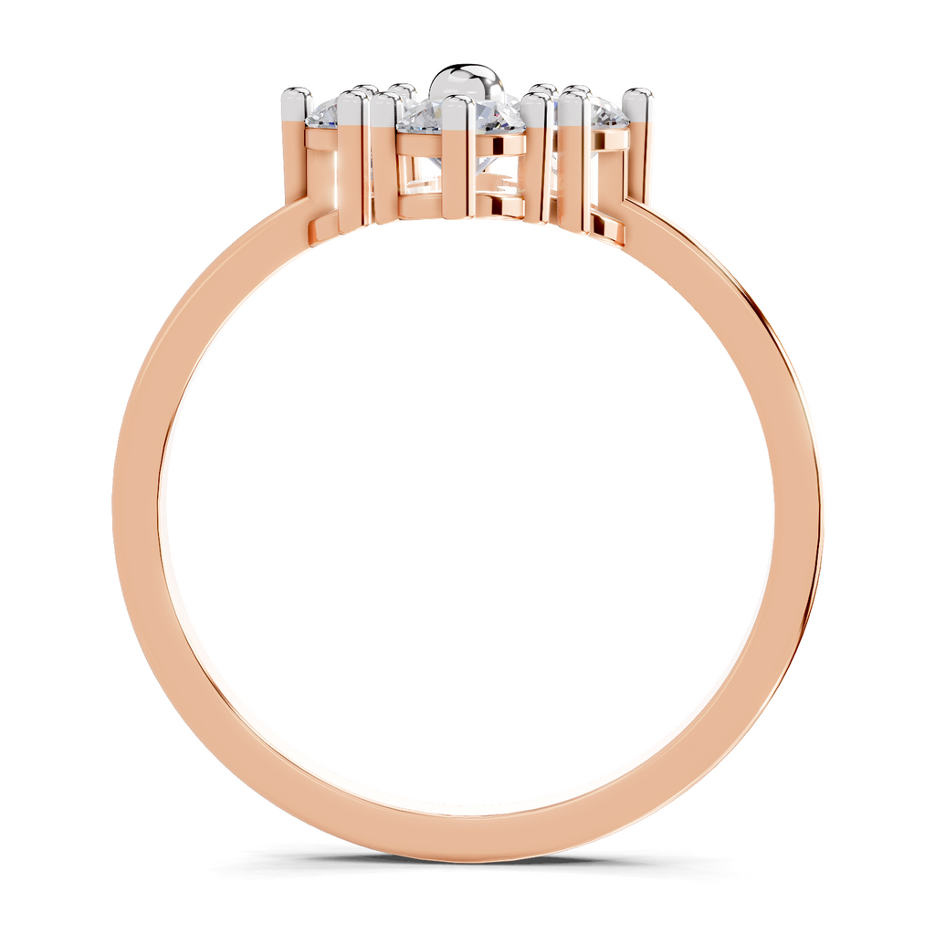 0.76 Carat Solitaire Lab Grown Diamond Ring In 14K Gold