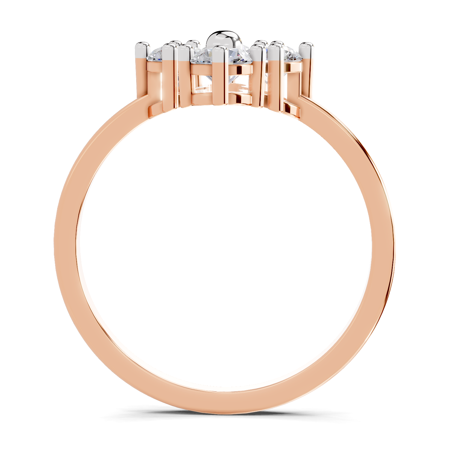 0.76 Carat Solitaire Lab Grown Diamond Ring In 14K Gold