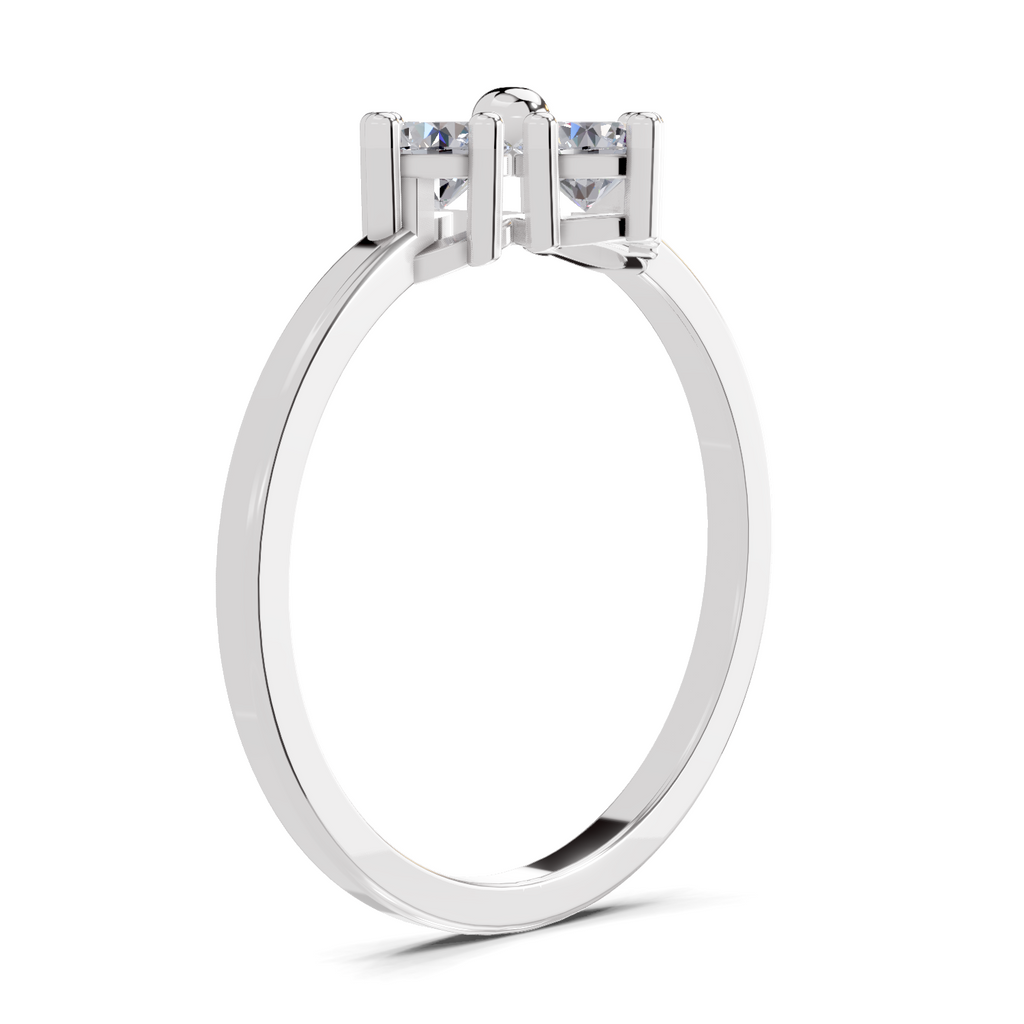0.76 Carat Solitaire Lab Grown Diamond Ring In 14K Gold