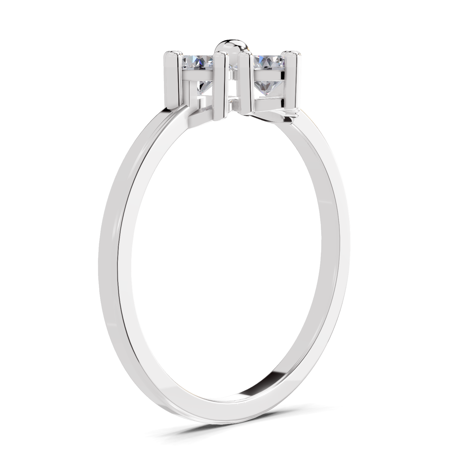 0.76 Carat Solitaire Lab Grown Diamond Ring In 14K Gold