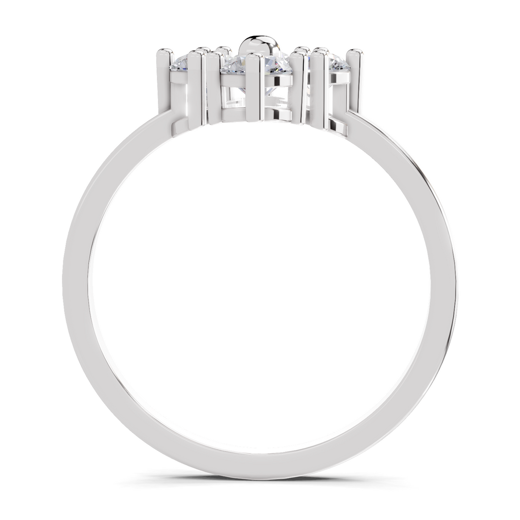 0.76 Carat Solitaire Lab Grown Diamond Ring In 14K Gold