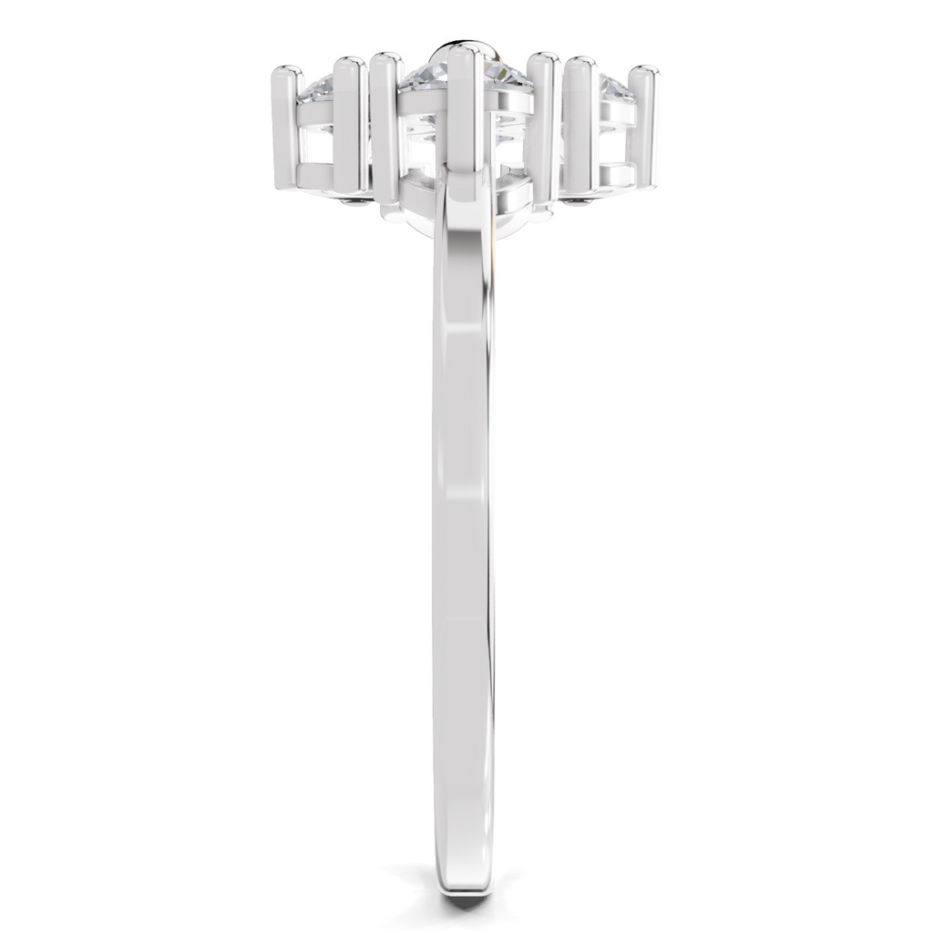 0.76 Carat Solitaire Lab Grown Diamond Ring In 14K Gold