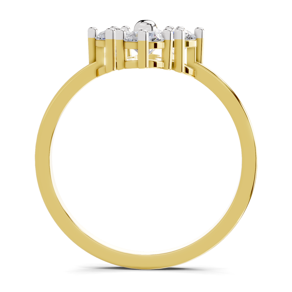 0.76 Carat Solitaire Lab Grown Diamond Ring In 14K Gold