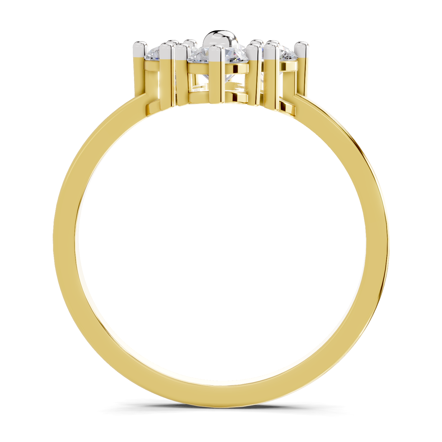 0.76 Carat Solitaire Lab Grown Diamond Ring In 14K Gold