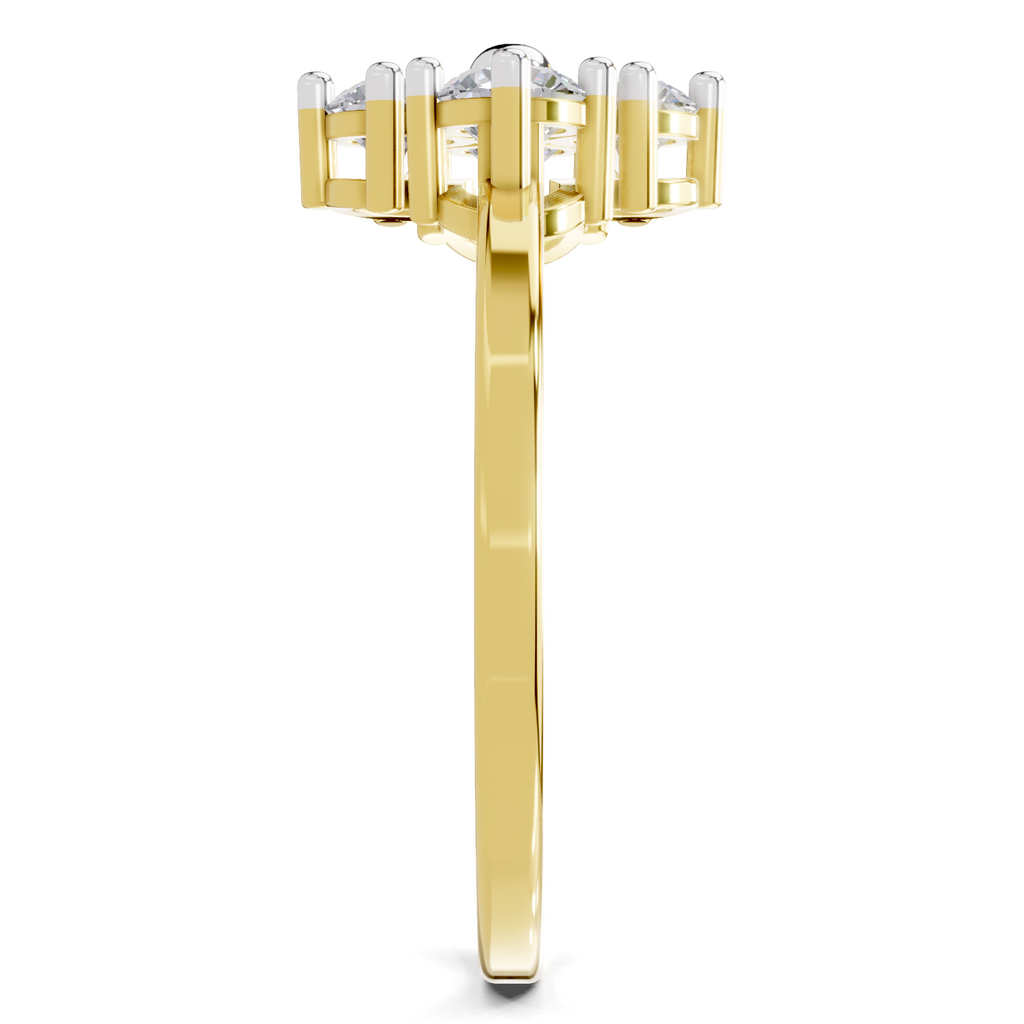 0.76 Carat Solitaire Lab Grown Diamond Ring In 14K Gold