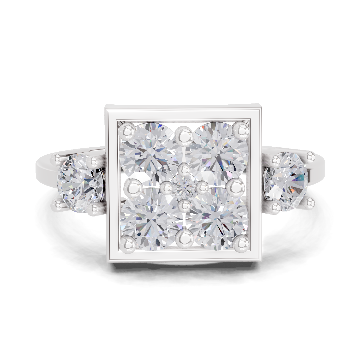 0.95 Carat Solitaire Lab Grown Diamond Ring In 14K Gold