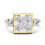 0.95 Carat Solitaire Lab Grown Diamond Ring In 14K Gold