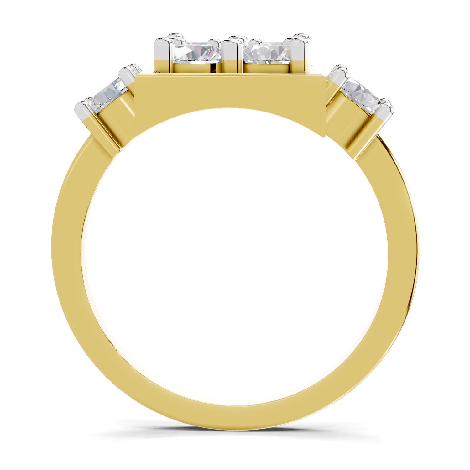 0.95 Carat Solitaire Lab Grown Diamond Ring In 14K Gold