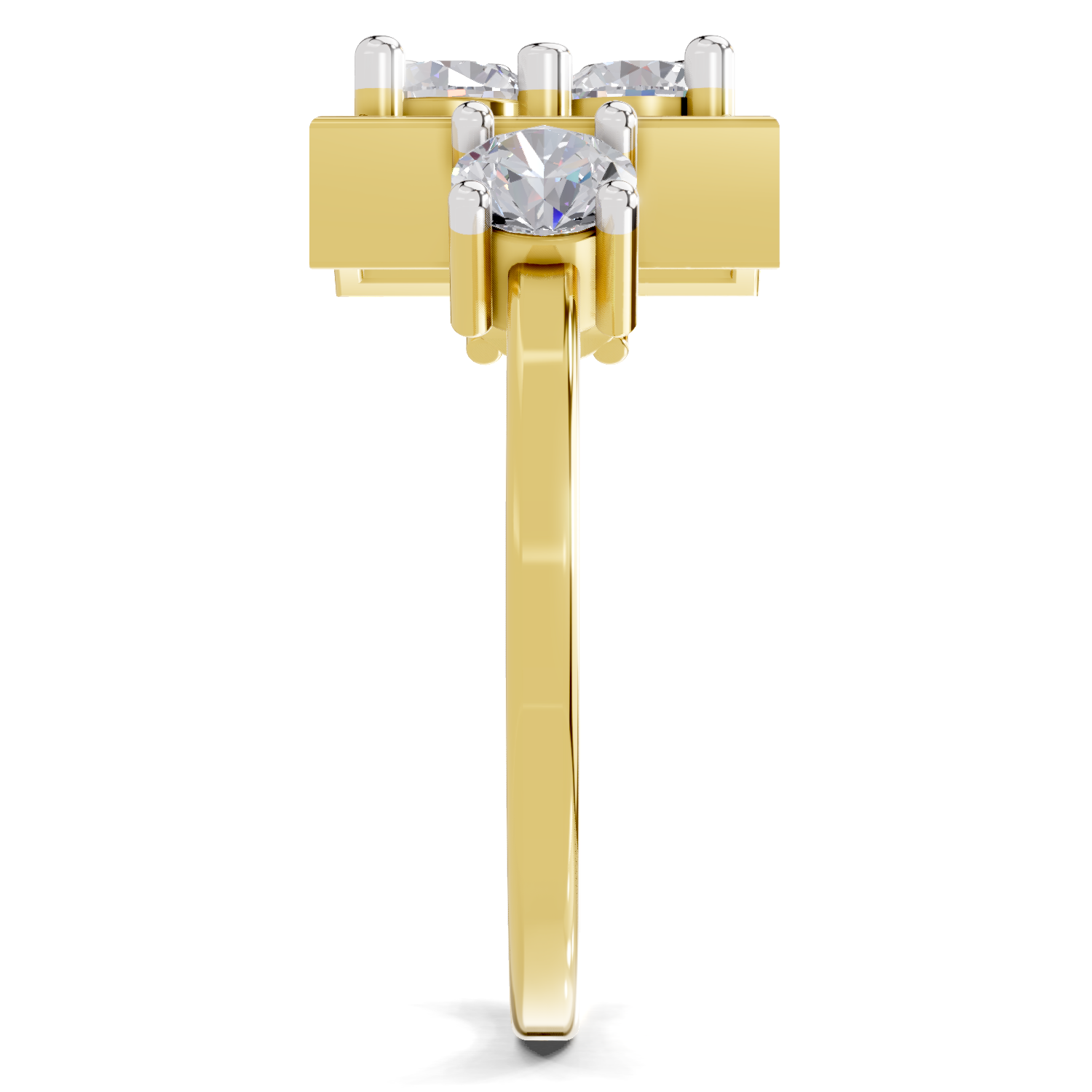 0.95 Carat Solitaire Lab Grown Diamond Ring In 14K Gold