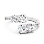 0.83 Carat Solitaire Lab Grown Diamond Ring In 14K Gold