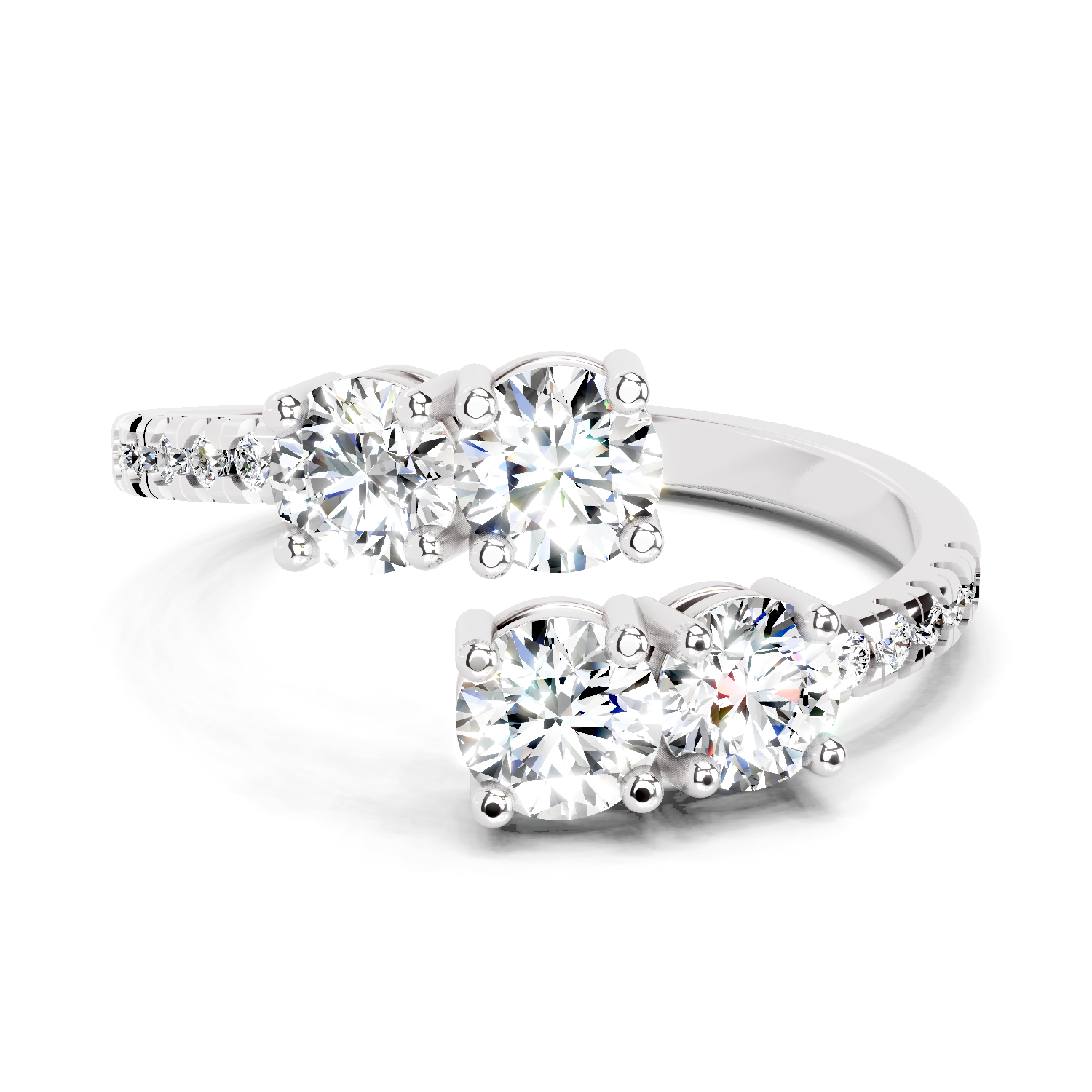 0.83 Carat Solitaire Lab Grown Diamond Ring In 14K Gold