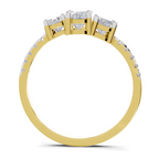 0.83 Carat Solitaire Lab Grown Diamond Ring In 14K Gold