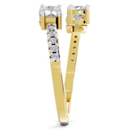 0.83 Carat Solitaire Lab Grown Diamond Ring In 14K Gold