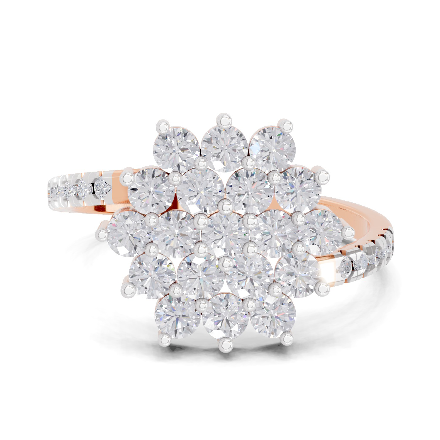 0.93 Carat Solitaire Lab Grown Diamond Ring In 14K Gold