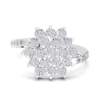 0.93 Carat Solitaire Lab Grown Diamond Ring In 14K Gold