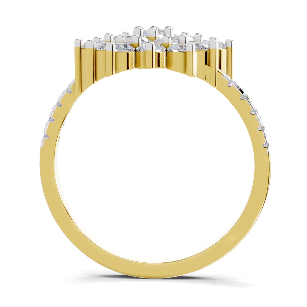 0.93 Carat Solitaire Lab Grown Diamond Ring In 14K Gold