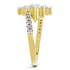 0.93 Carat Solitaire Lab Grown Diamond Ring In 14K Gold