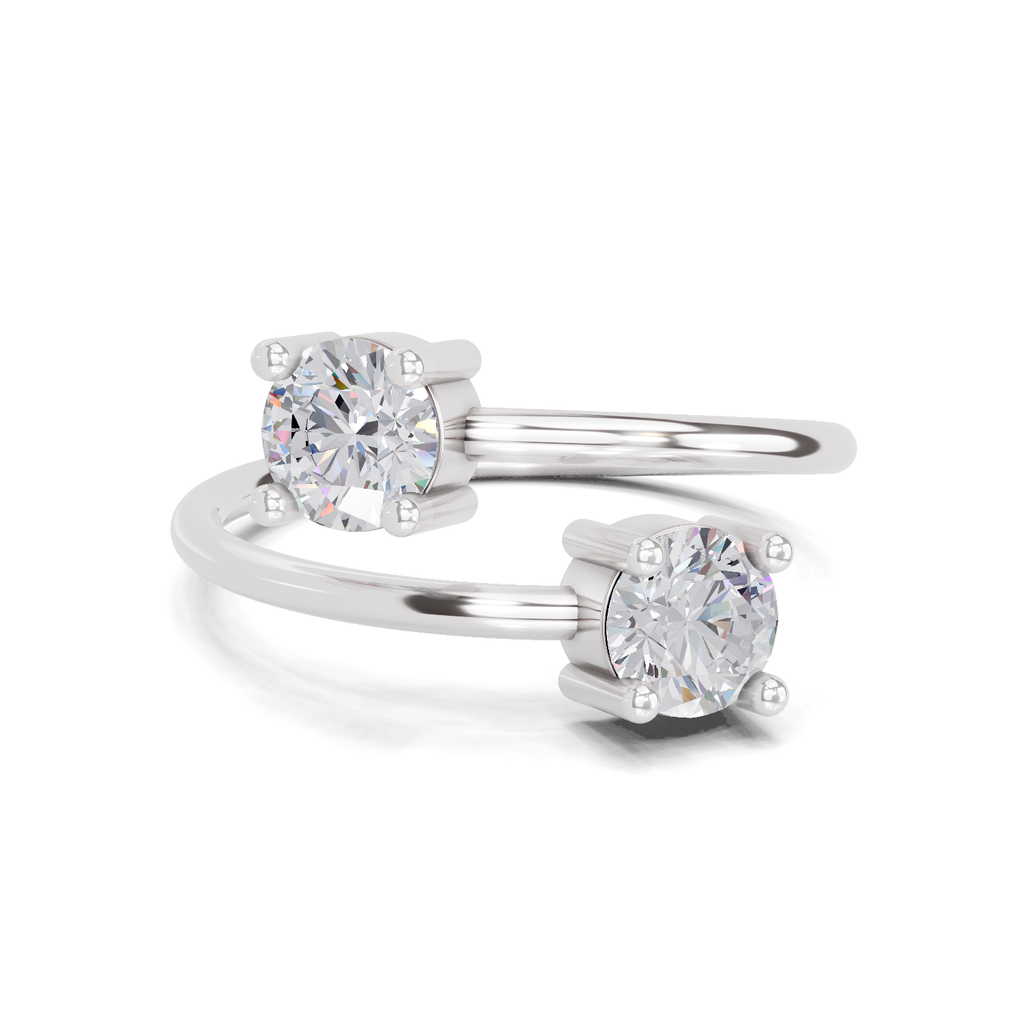 0.8 Carat Solitaire Lab Grown Diamond Ring In 14K Gold