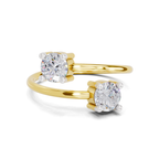 0.8 Carat Solitaire Lab Grown Diamond Ring In 14K Gold