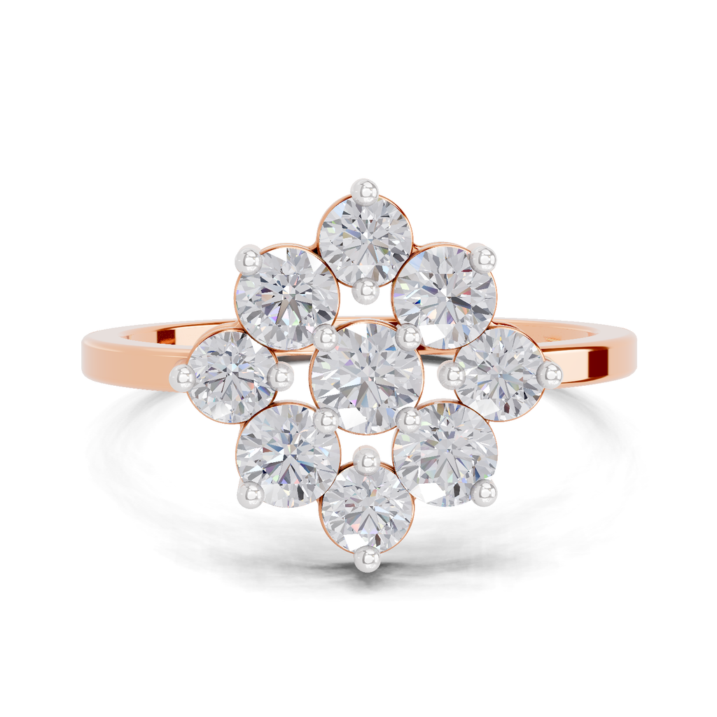 0.87 Carat Solitaire Lab Grown Diamond Ring In 14K Gold