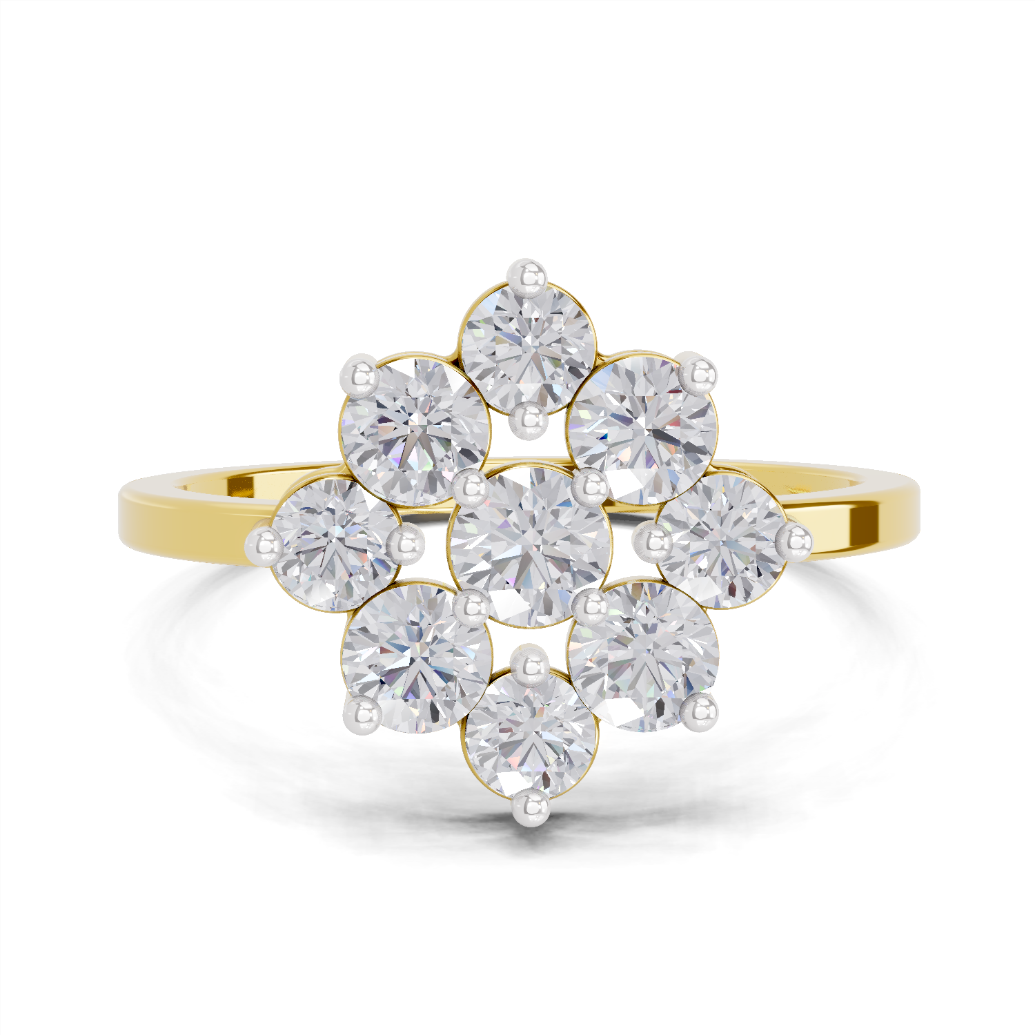 0.87 Carat Solitaire Lab Grown Diamond Ring In 14K Gold