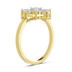 0.87 Carat Solitaire Lab Grown Diamond Ring In 14K Gold