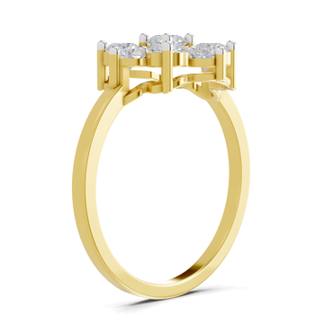 0.87 Carat Solitaire Lab Grown Diamond Ring In 14K Gold