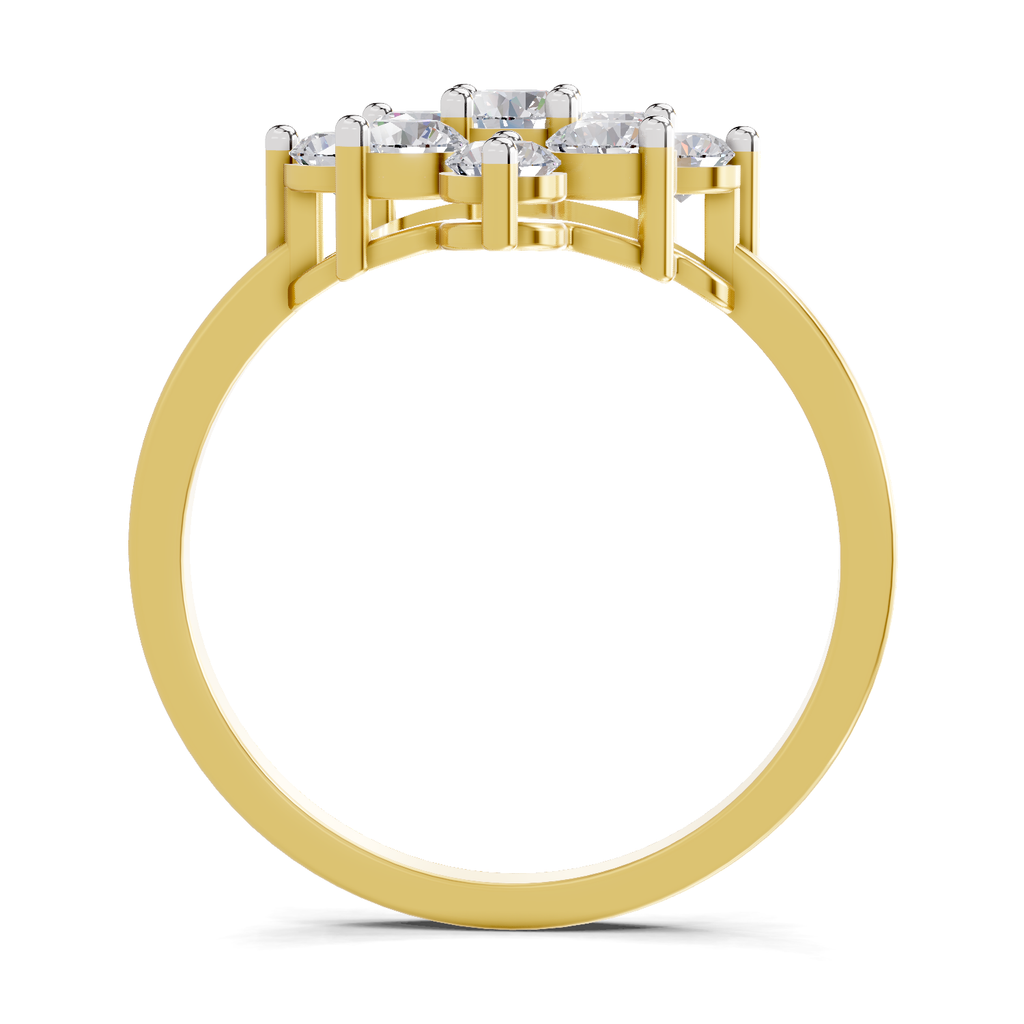 0.87 Carat Solitaire Lab Grown Diamond Ring In 14K Gold