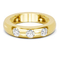 0.53 Carat  | 925 Sterling Silver Gold Plated Fashion Band Ring