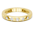 0.18 Carat  | 925 Sterling Silver Gold Plated Fashion Ring