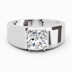1 Carat Solitaire Lab Grown Diamond Ring In 14K Gold
