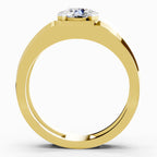 1 Carat Solitaire Lab Grown Diamond Ring In 14K Gold