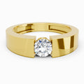 0.5 Carat Solitaire Lab Grown Diamond Ring In 14K Gold