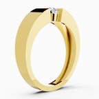 0.5 Carat Solitaire Lab Grown Diamond Ring In 14K Gold
