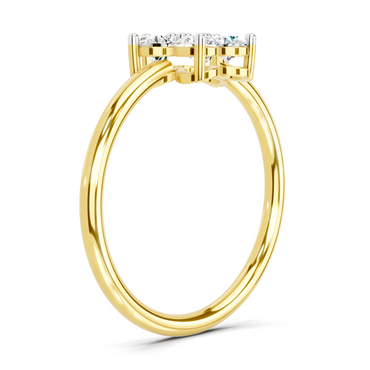 0.57 Carat Solitaire Lab Grown Diamond Ring In 14K Gold