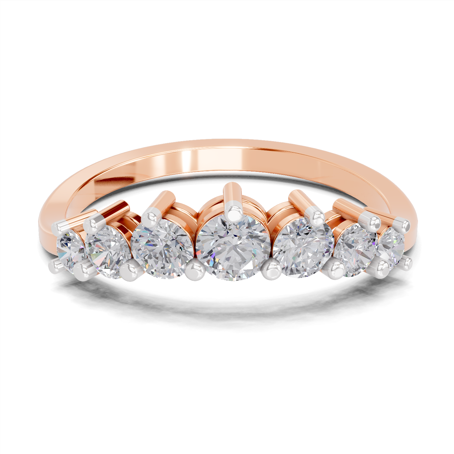 0.65 Carat Solitaire Lab Grown Diamond Ring In 14K Gold