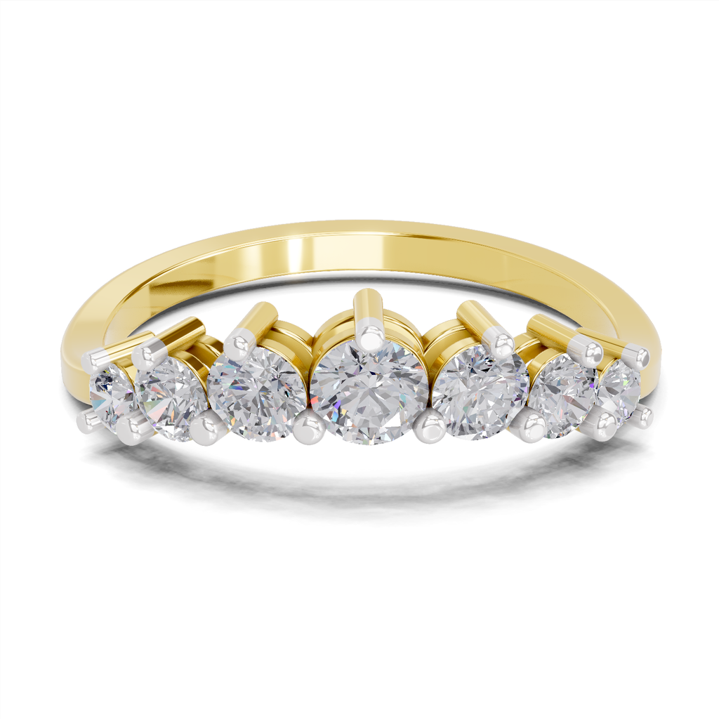 0.65 Carat Solitaire Lab Grown Diamond Ring In 14K Gold