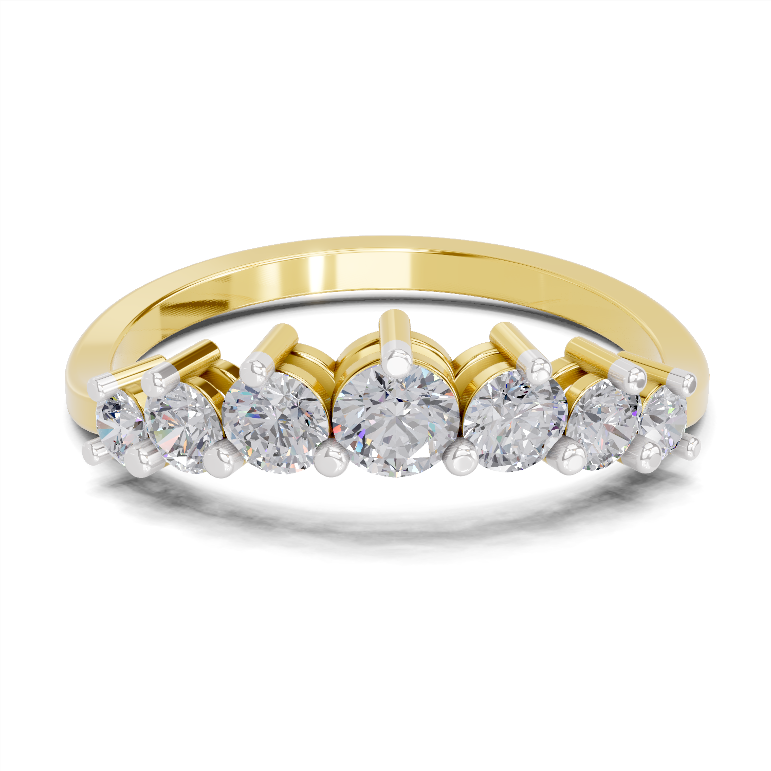 0.65 Carat Solitaire Lab Grown Diamond Ring In 14K Gold