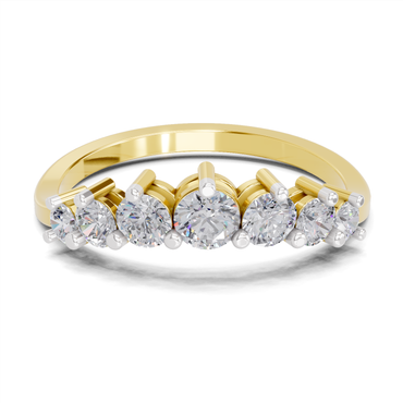0.65 Carat Solitaire Lab Grown Diamond Ring In 14K Gold