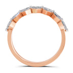 Sparkles Lab Grown Diamond 0.05 Celestial Bloom Ring| 14K Rose Gold