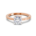 1 Ct Round Solitaire Ring |  14K Rose Gold