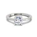 1 Ct Round Solitaire Ring |  14K White Gold