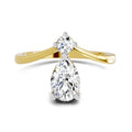 1.03 Ct Pear Ring |  14K Yellow Gold