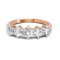 1.04 Ct Round Ring |  14K Rose Gold