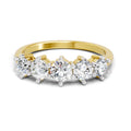 1.04 Ct Round Ring |  14K Yellow Gold