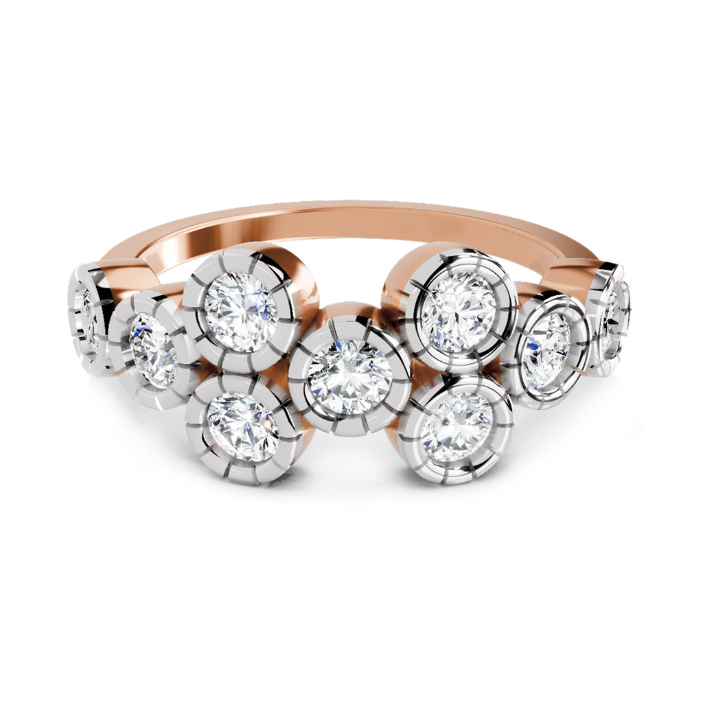 1.13 Ct Round 14K Rose Gold