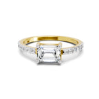 1.18 Ct Emerald 14K Yellow Gold